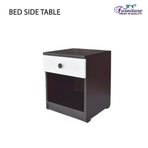 Velora Bed Side Table HDMR Walnut White