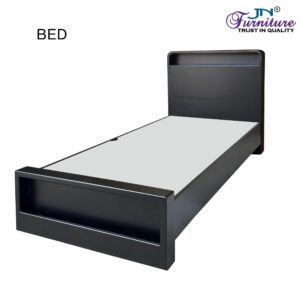 Opalix Single Size Low Bed HDMR Walnut
