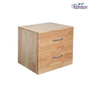 Harmony Bed Side Table Rubberwood Natural - JN Furniture bedside table in Jaigaon