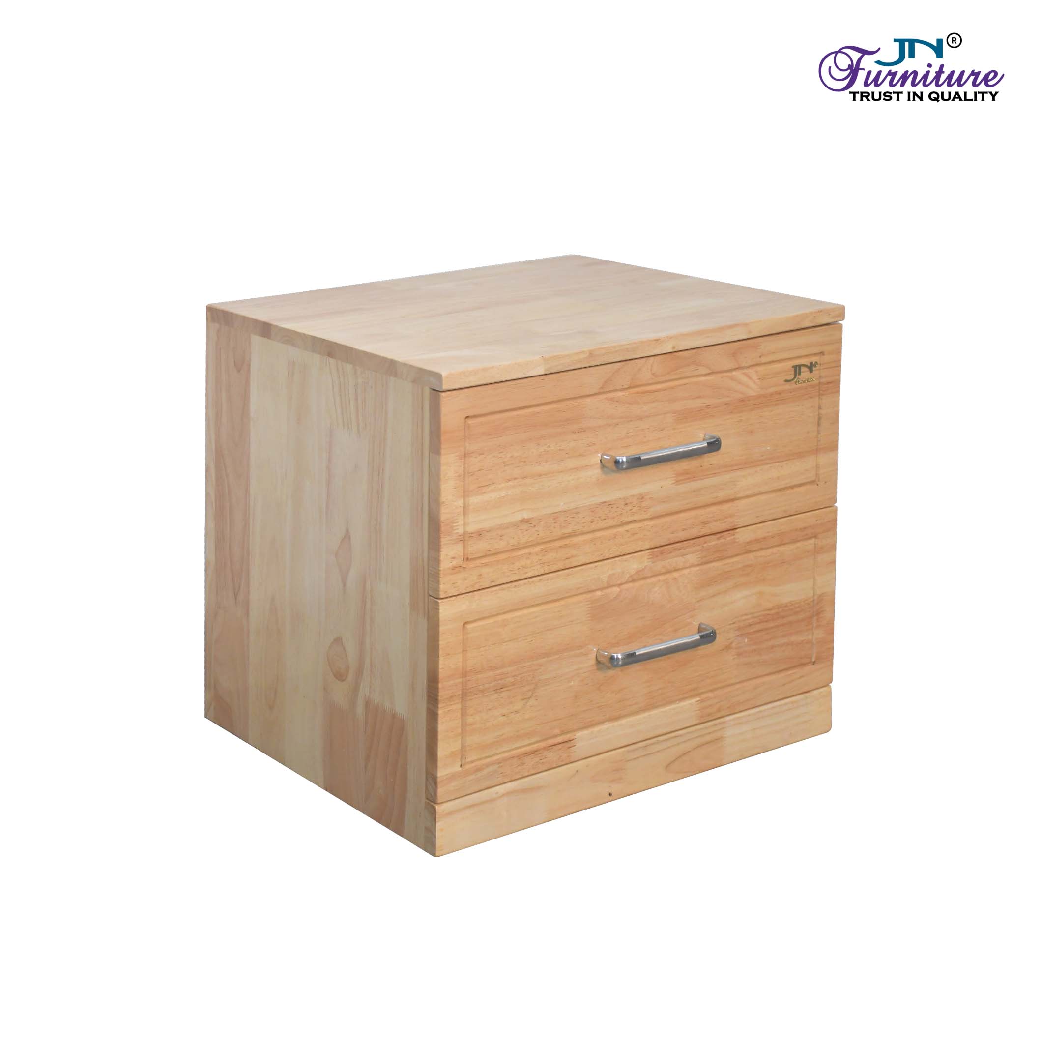 BST3 Harmony Bed Side Table Rubberwood Natural - JN Furniture bedside table in Jaigaon
