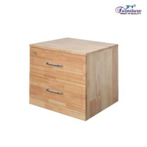 Harmony Bed Side Table Rubberwood Natural - JN Furniture bedside table in Jaigaon