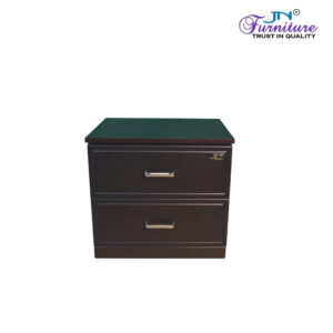 Attica Bed Side Table K.D. MDF Walnut - JN Furniture bedside table in Jaigaon