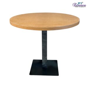 Merix 4 Seater Dining Table with Teak MDF Laminated