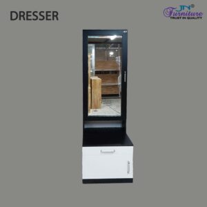 Optra Dressing Mirror MDF Walnut White