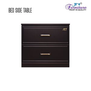 Attica Bed Side Table K.D. MDF Walnut