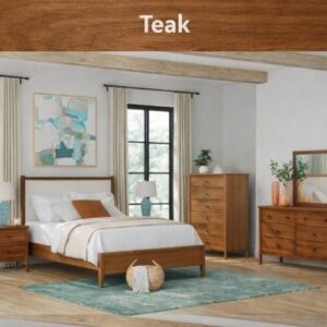 JN Elegance Rubberwood Bedroom Set - JN Furniture bed in Jaigaon