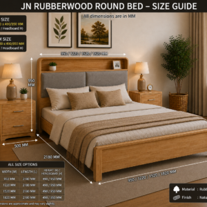 JN Round Bed - JN Furniture bed in Jaigaon