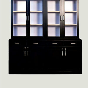 JN Plain Showcase MDF 4/4 Walnut – JN-SC-012
