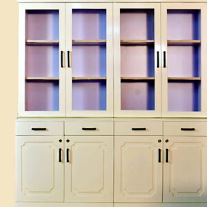 JN Plain Showcase MDF 4/4 White – JN-SC-013
