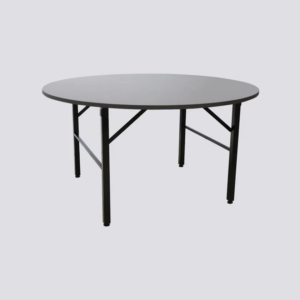 JN 48-Inch Round Banquet Table – Powder Coated Steel Base
