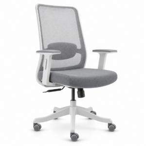 JN Opel HB White Ergonomic Office Chair